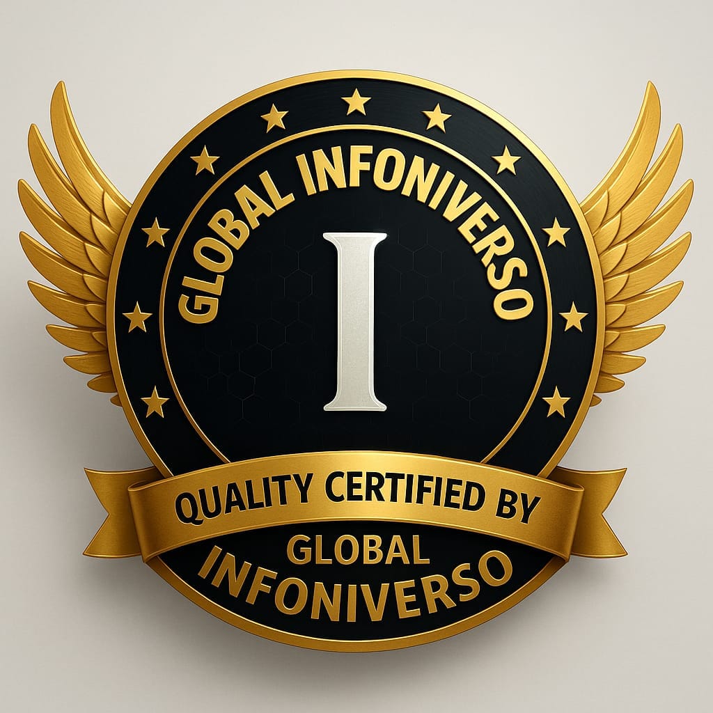 Sello de calidad certificado Infoniverso para infoproductos